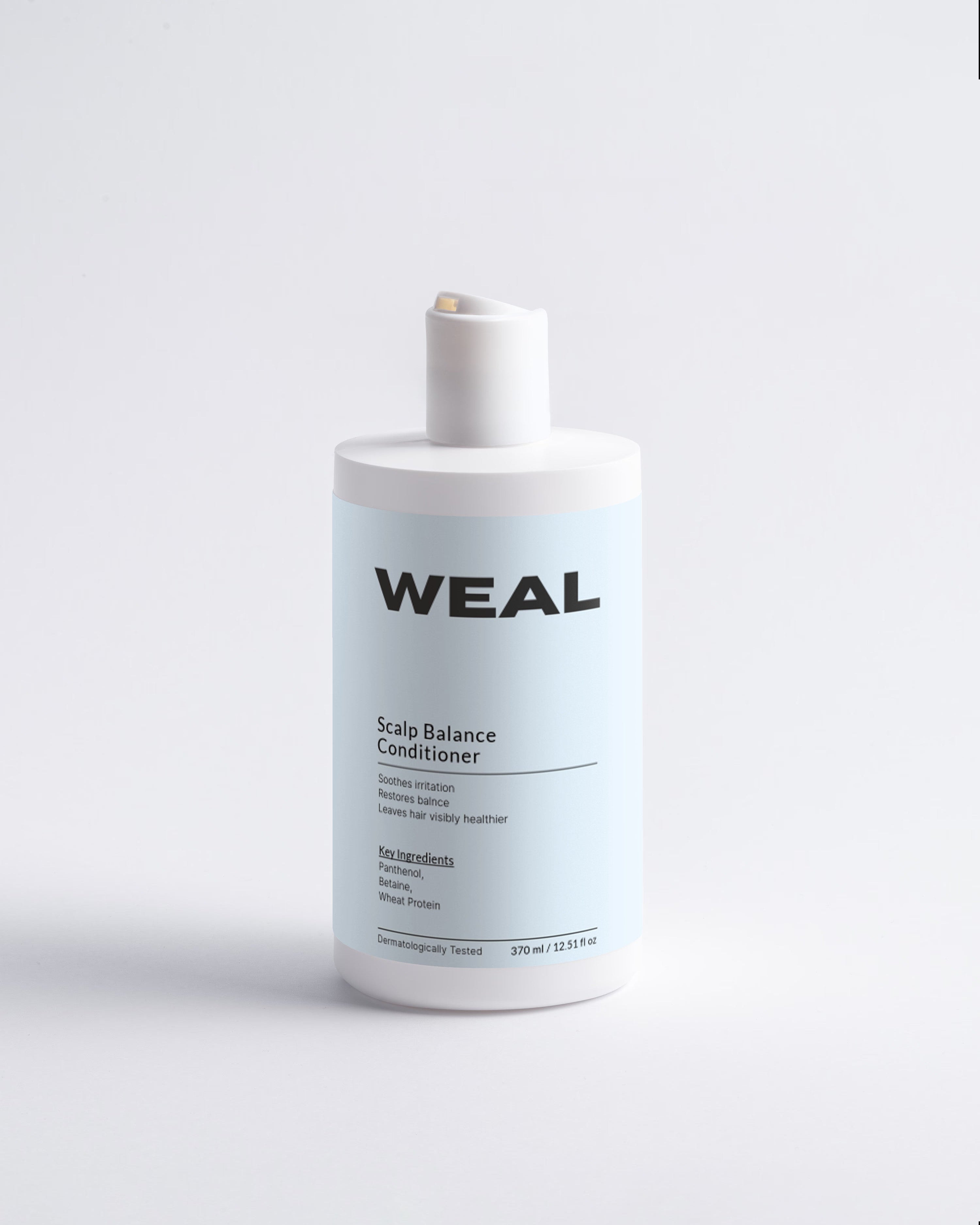 WEAL Scalp Balance Conditioner bottle on a light gray background